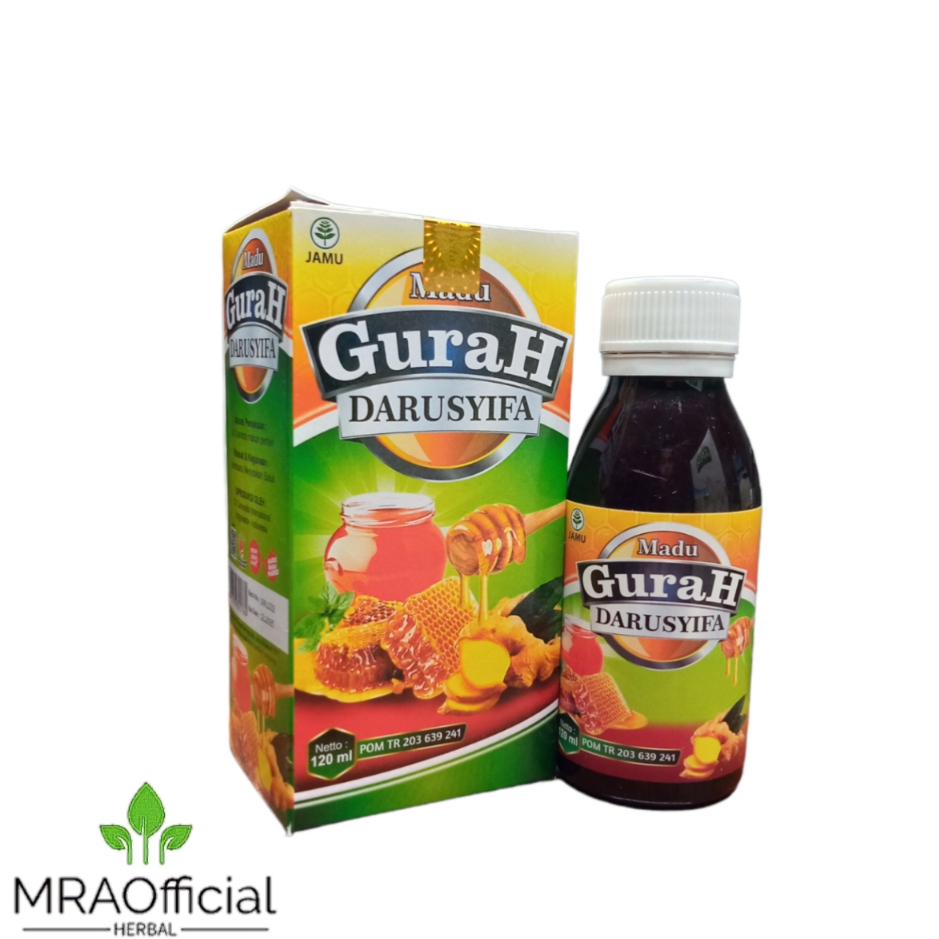 Madu Gurah Darusyifa 120 Ml | Membantu Mengatasi Gejala Batuk & Asma | Gurah Darusyifa Plus Daun Sag