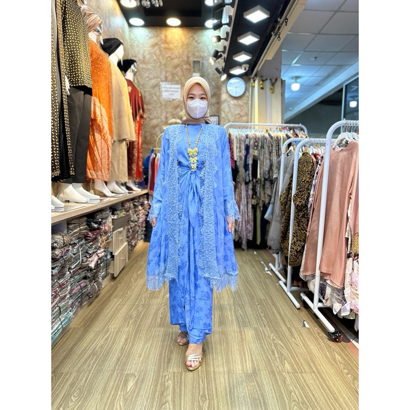 LEA SET IKAT|FASHION  WANITA KEKINIAN|SET WANITA|OUTFIT KONDANGAN|SET GAMIS TERBARU | DRESS KONDANGA