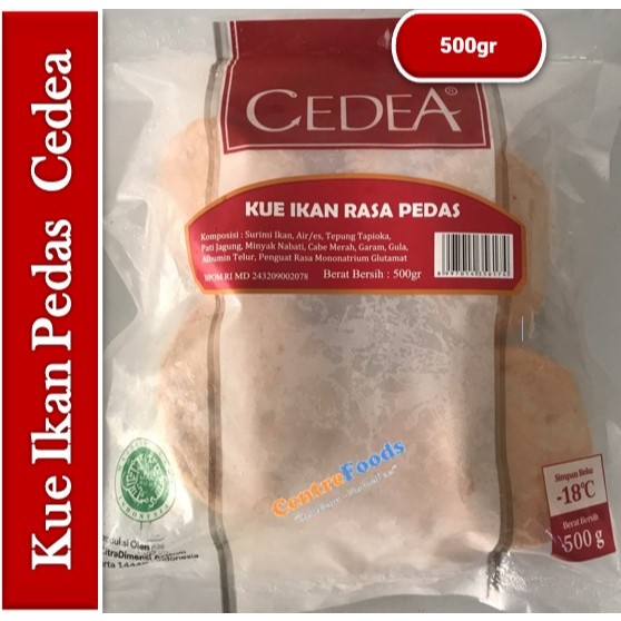 

Kue Ikan Rasa Pedas - Cedea | 500gr [ Harga Per BKS ]