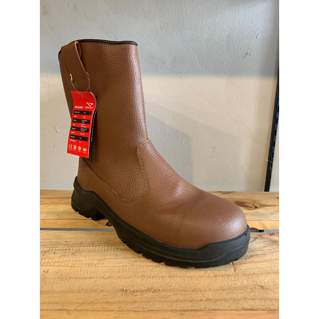 SAFETY SHOES CHEETAH 7288C / SEPATU KERJA SAFETY CHEETAH 7288 COKELAT