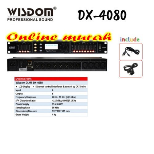 management wisdom dx 4080 dlms / dx4080 dlms garansi resmi original