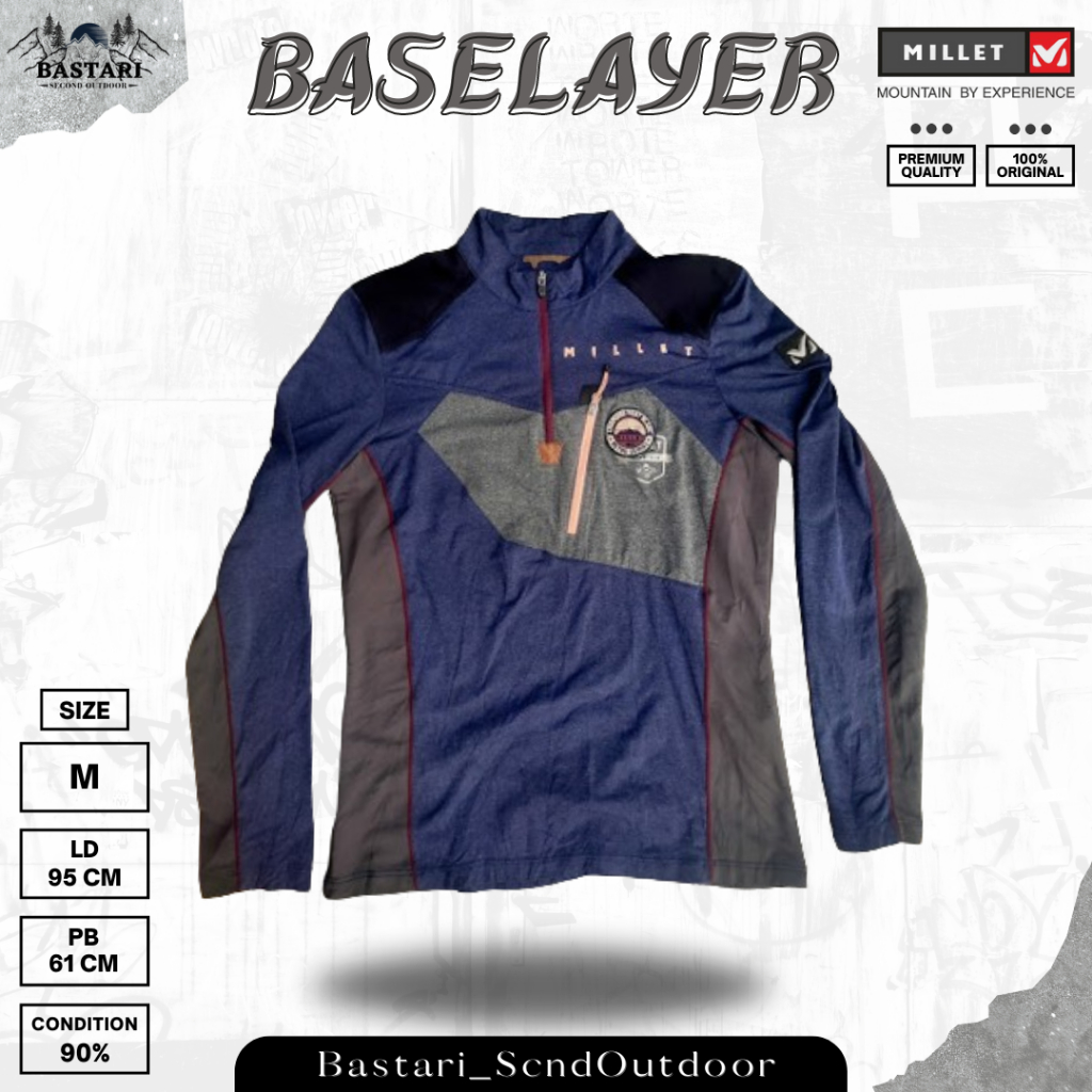 Baselayer Millet Outdoor Olahraga
