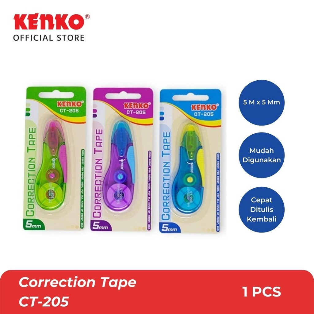 

CORRECTION TAPE CT- 205 / PITA KOREKSI KENKO