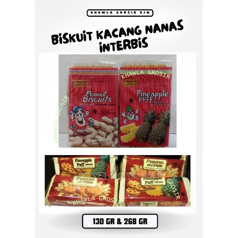 

KALSEL INTERBIS PEANUT CREAKERS PINEAPPLE PUFF BISKUIT 130 & 268 GR