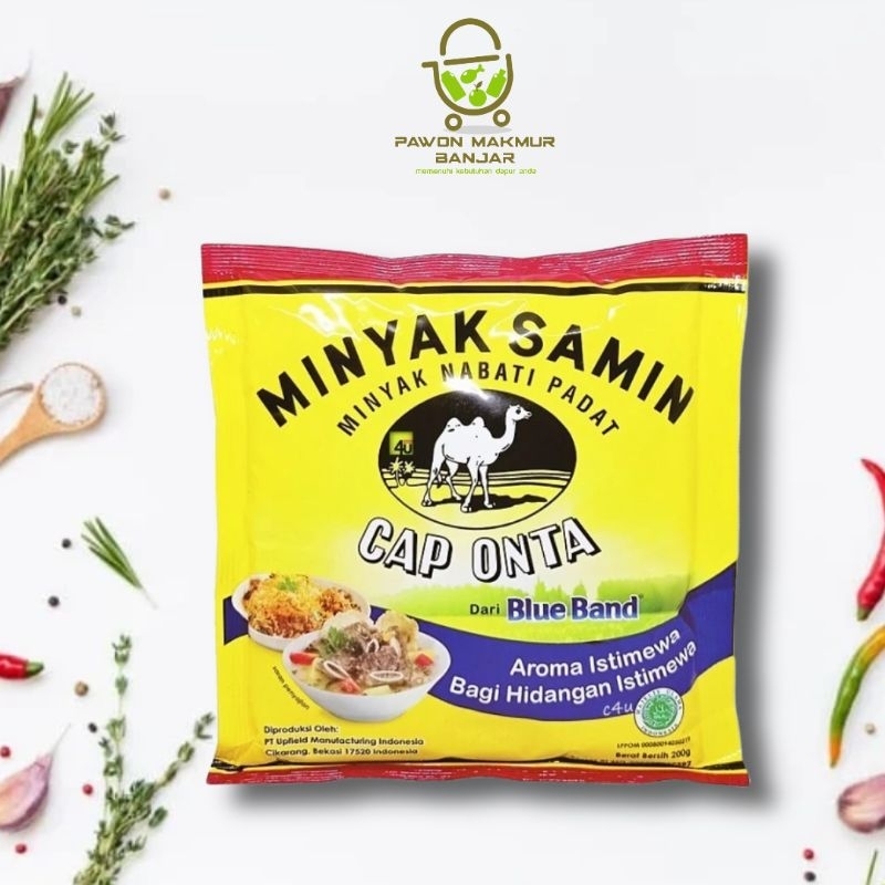 

MINYAK SAMIN / MINYAK NABATI PADAT CAP ONTA 200gr