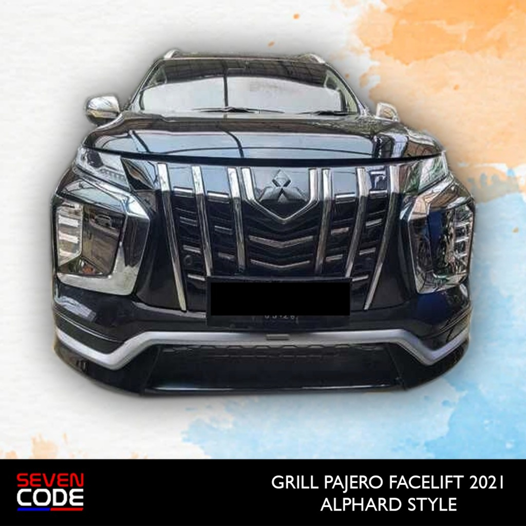GRILL PAJERO FACELIFT 2021 MODEL ALPHARD / GRILL DEPAN PAJERO FACELIFT 2021 MODEL ALPHARD