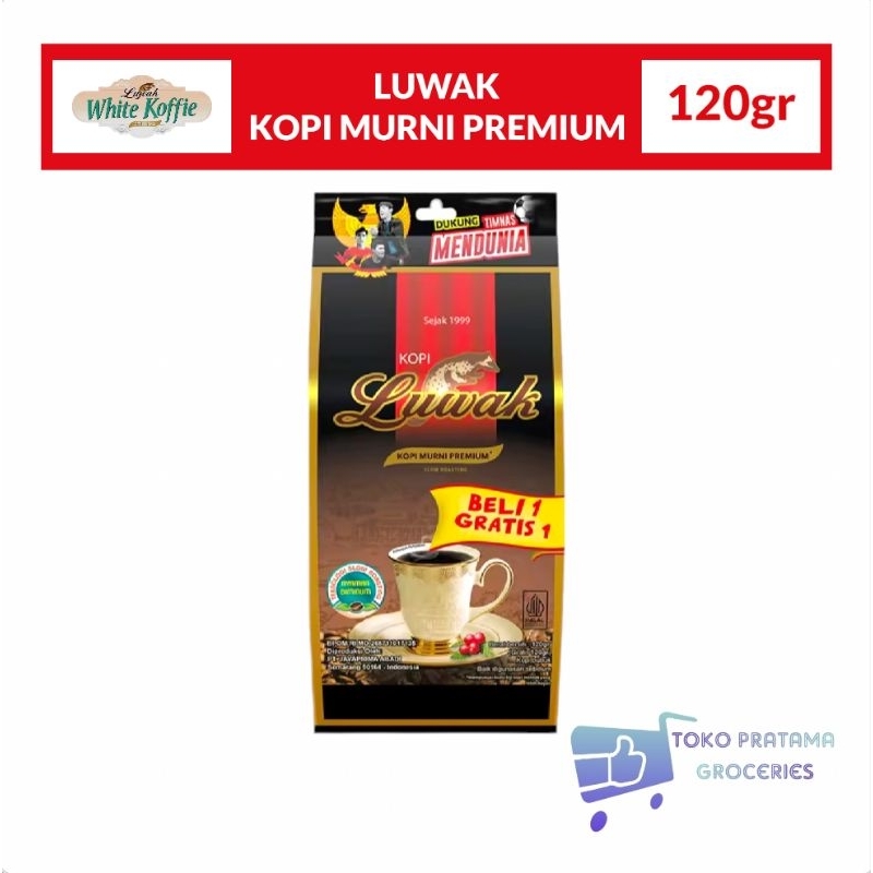 

LUWAK KOPI BUBUK MURNI PREMIUM 120G