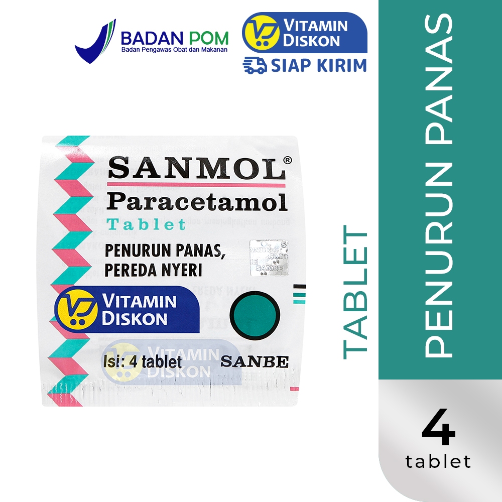 SANMOL TABLET 1 STRIP  4 TABLET