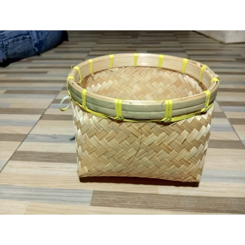 tumbu diameter 17/18cm/besek bambu/besek bulat/Tumbu bambu/tempat nasi/Tompo/pithi