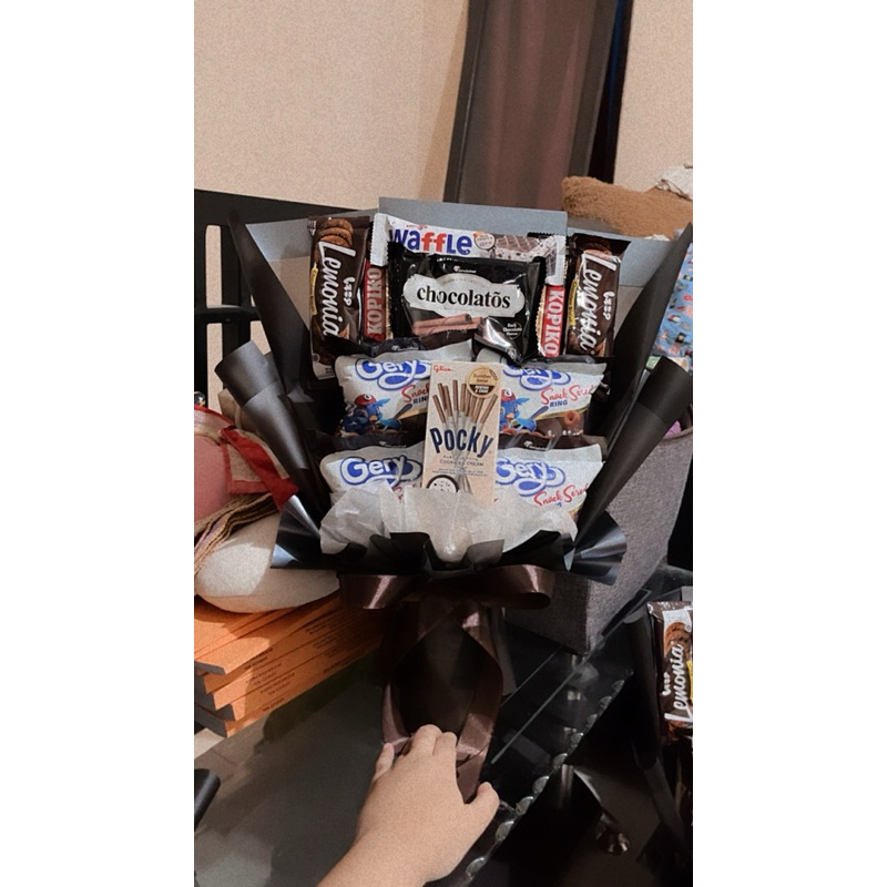 

Bucket / Bouquet / Buket Snack/ Buket Snack Mini Murah isi random