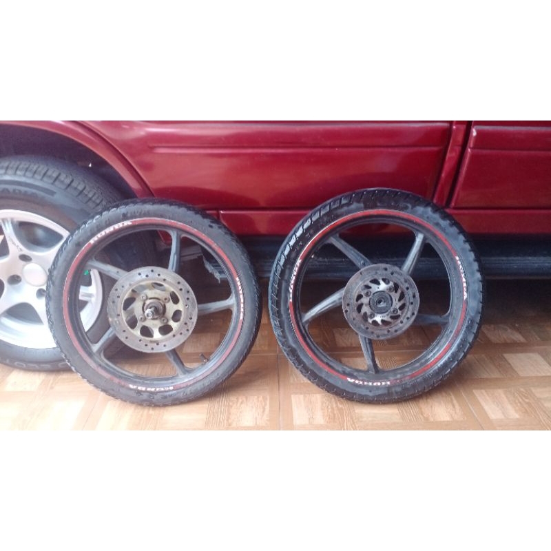 velg supra x 125 doubel disk velg Supra doubel cakram original Honda enkei