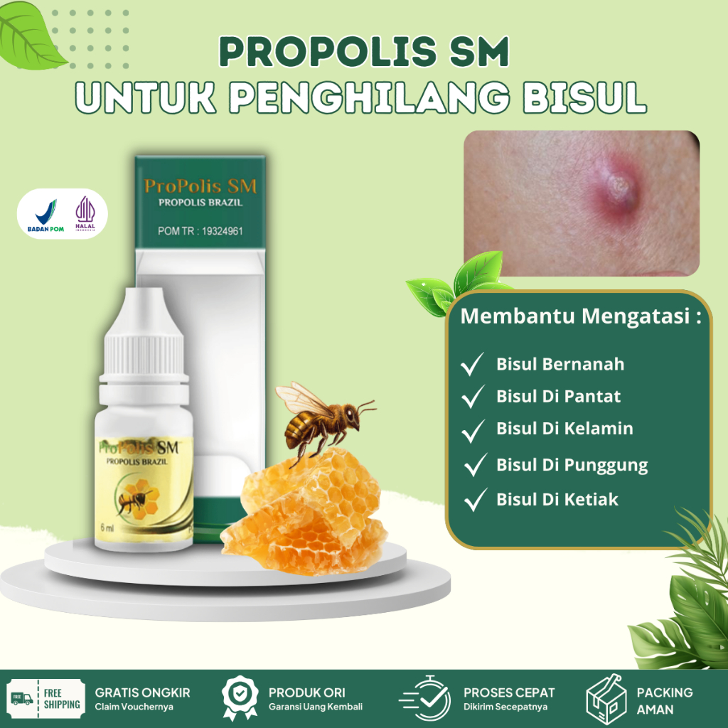 Propolis SM - Obat Bisul, Bisul Di Pantat, Bisul Di Kelamin, Bisul Di Punggung, Bisul Di Ketiak, Bis