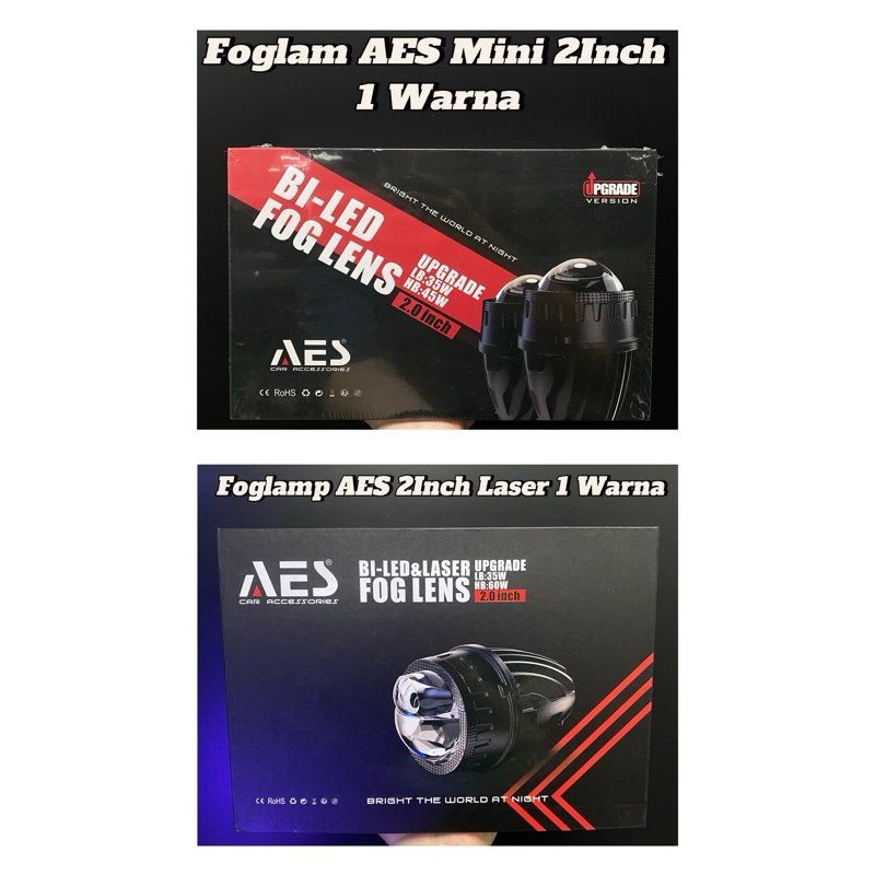 Projector Biled Foglamp Bullaes 2 inch Laser dan Non Laser