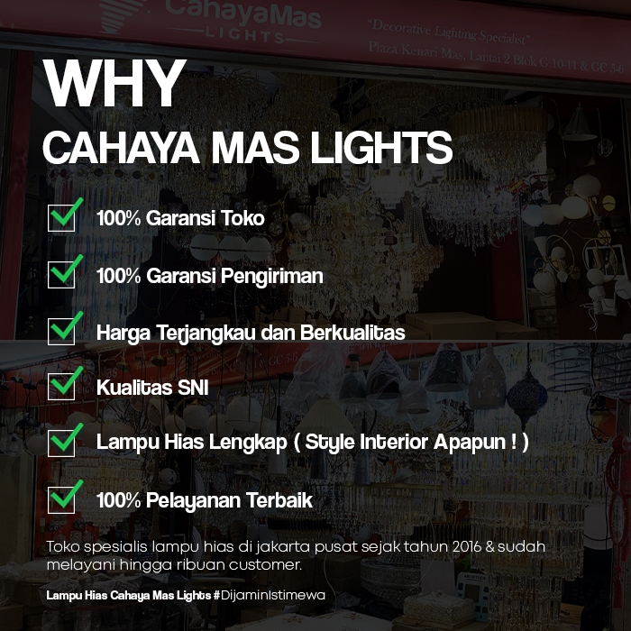 Lampu Hias Gantung Indoor Kamar / Dapur / Ruang Makan / Cafe / dll Minimalist Modern Hitam Gold