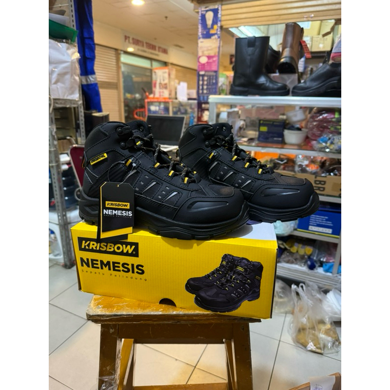 Sepatu Safety Kerja Krisbow NEMESIS Original 100% Murah