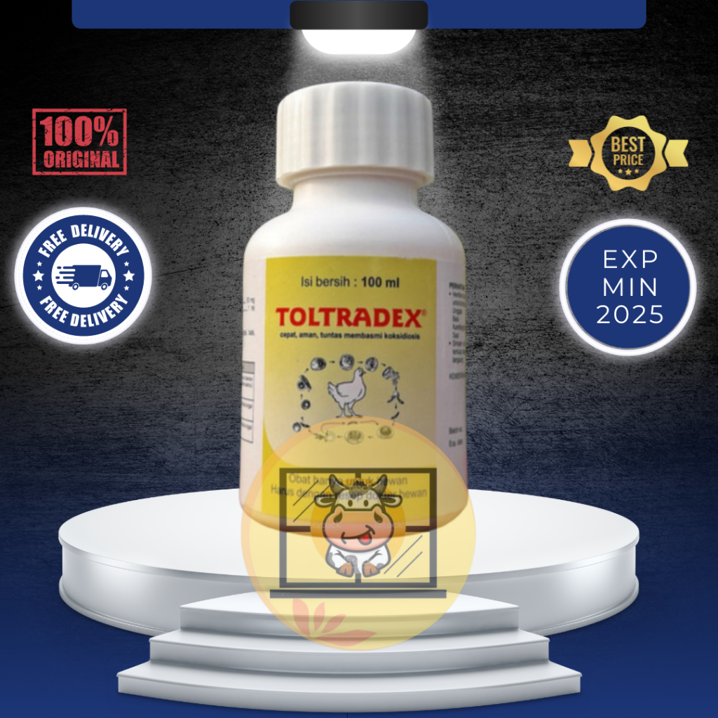 Toltradex 100 ml - obat koksidiosis pada hewan / Medion