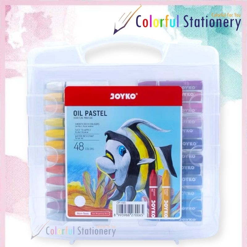 

Crayon Oil Pastel Joyko 48 Warna 48S