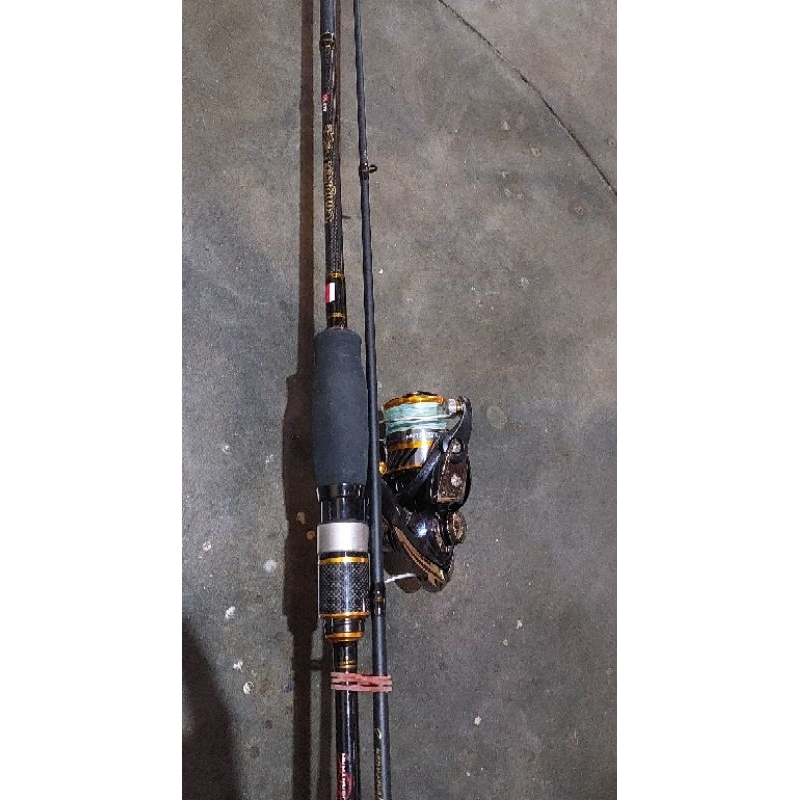 Set joran relix nusantara cangkek dan rell daiwa revros lt 1000