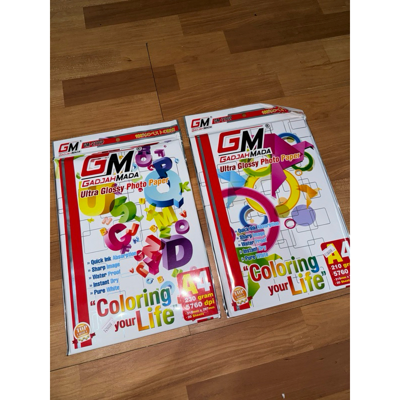 Kertas foto glossy A4 GM