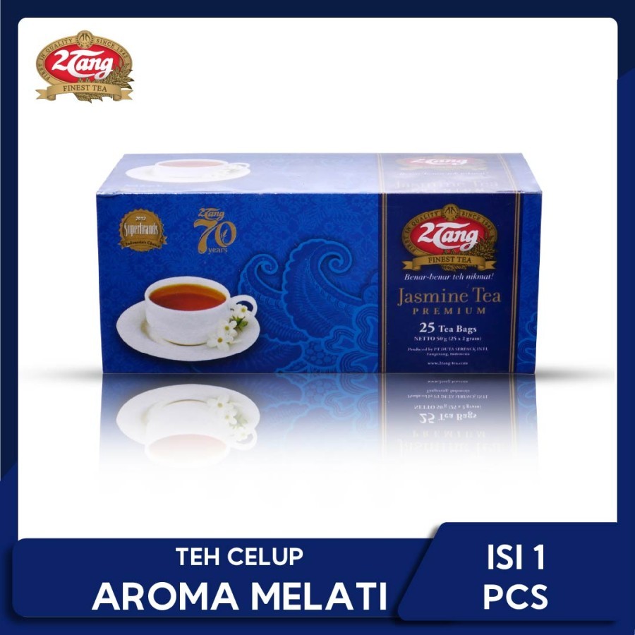 

2TANG Jamine Tea PREMIUM 25 Envelopes Amplop Teh Celup 50g Isi 25 x 2gr