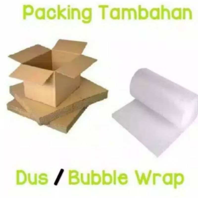 

EXTRA PACKING KARDUS DAN BUBLE WRAP