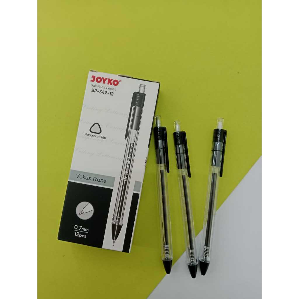 

BP Pulpen Bolpoin Cetek Joyko Vokus Transparant BP-349-12