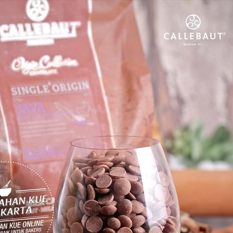 

Callebaut JAVA 32,6% 100gr Milk Couverture Chocolate Coin Cokelat Susu