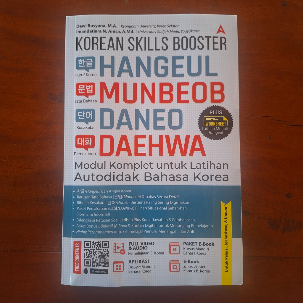 Buku Bahasa Korea Terbaru - Korean Skills Booster | Andaliman