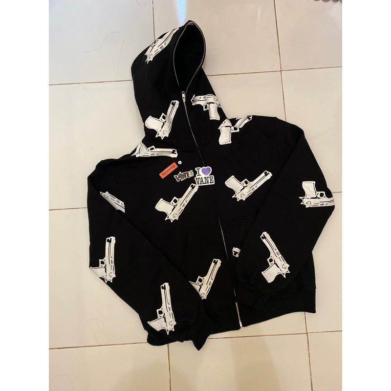 VANE "GLOCK" FULL-ZIPPER HOODIE Size L & XL