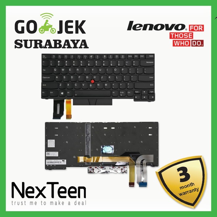 Original Keyboard Thinkpad E480 L480 T480 Yoga T480s T490 Backlight