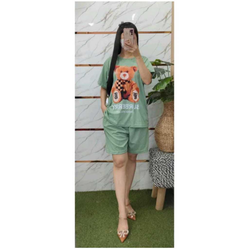 Setelan Celana Pendek Voxy Set Celana Pendek Wanita Babydoll Voxy Setelan Voxy Korea Style