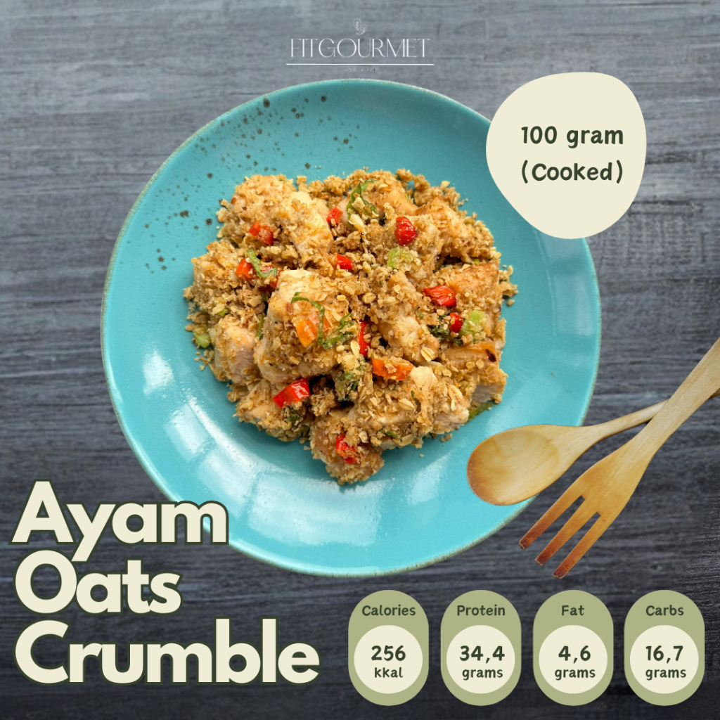 

Ayam Oats Crumble Cabai Garam (Pan Fried)