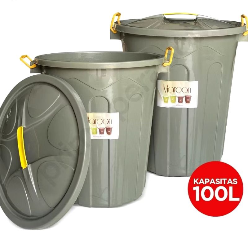 Ember 100 Liter/Tong air besar 100 Liter/Ember/tong/Gentong air 100 Liter maroon