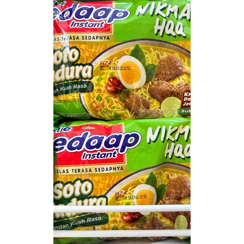 

MIE SEDAAP KUAH RASA SOTO MADURA
