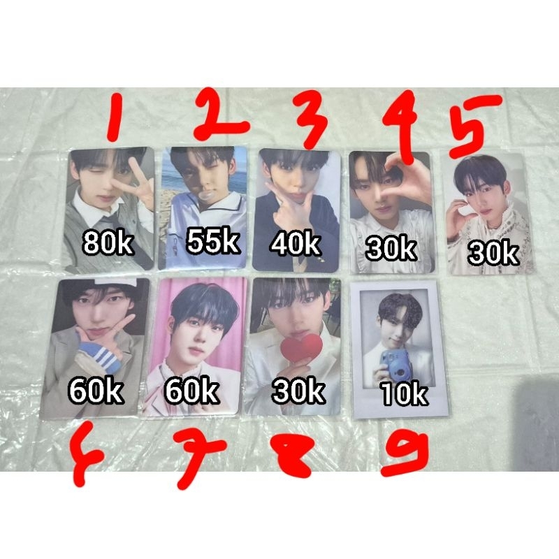 Han Yujin ZB1 photocard official pob album dicon