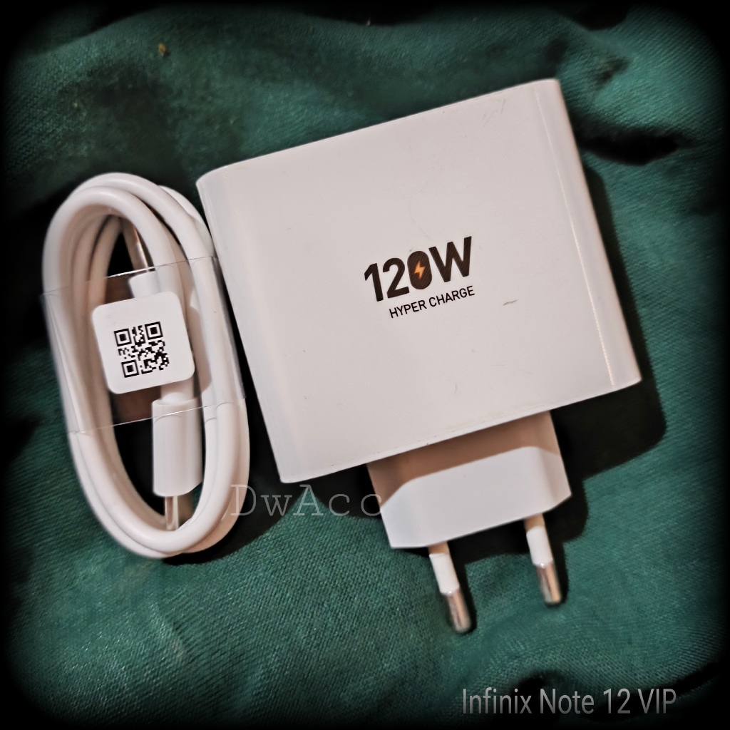 Charger Infinix 120Watt Note 12 VIP.  Original 100% Infinix