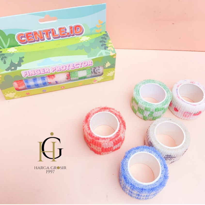 

FINGER PROTECTOR CENTLE 1 BOX ISI 5 PELINDUNG JARI TERMURAH ALAT TULIS SEKOLAH KANTOR BISA COD