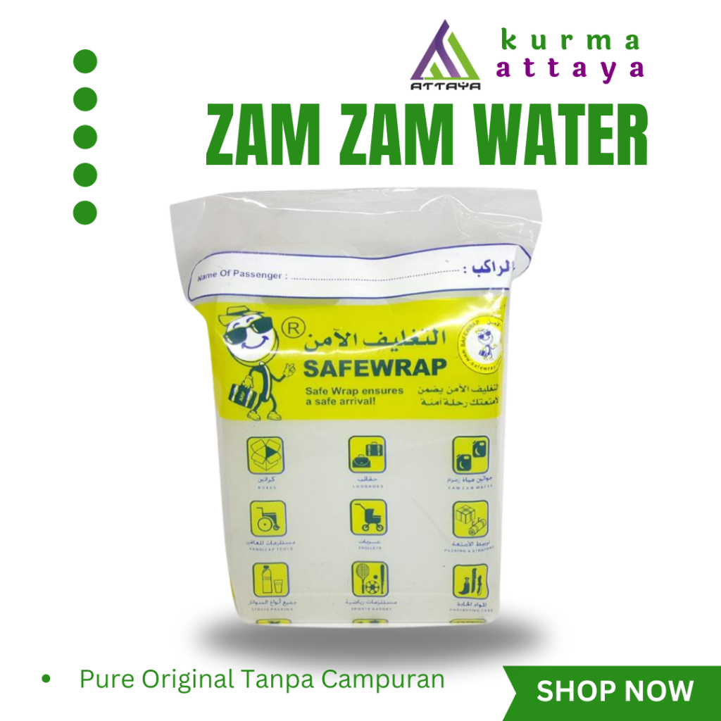 

AIR ZAM ZAM ASLI ORIGINAL KEMASAN 1 LITER