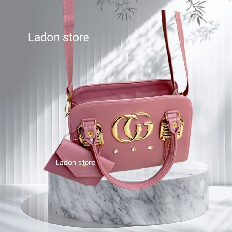 Tas Selempang Ibu Ibu Kondangan Wanita Korea Tas Jinjing Tas Bahu Wanita Pakai Dompet Mini