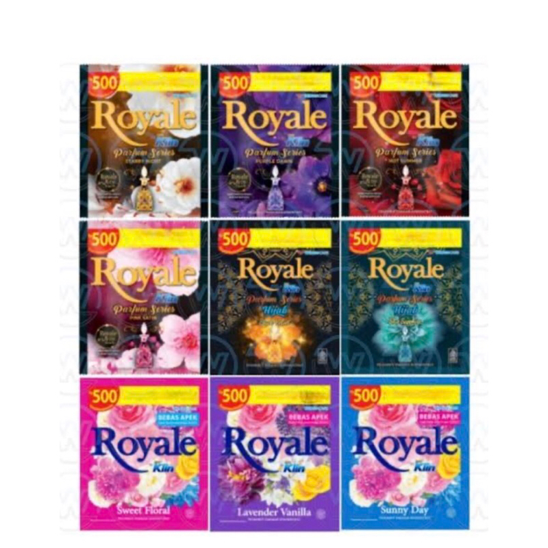 ROYALE SOFTENER SACHET 13ml.SOFTENER HIJAB SACHET 13ml.PEWANGI.SACHET 1Pcs.Original