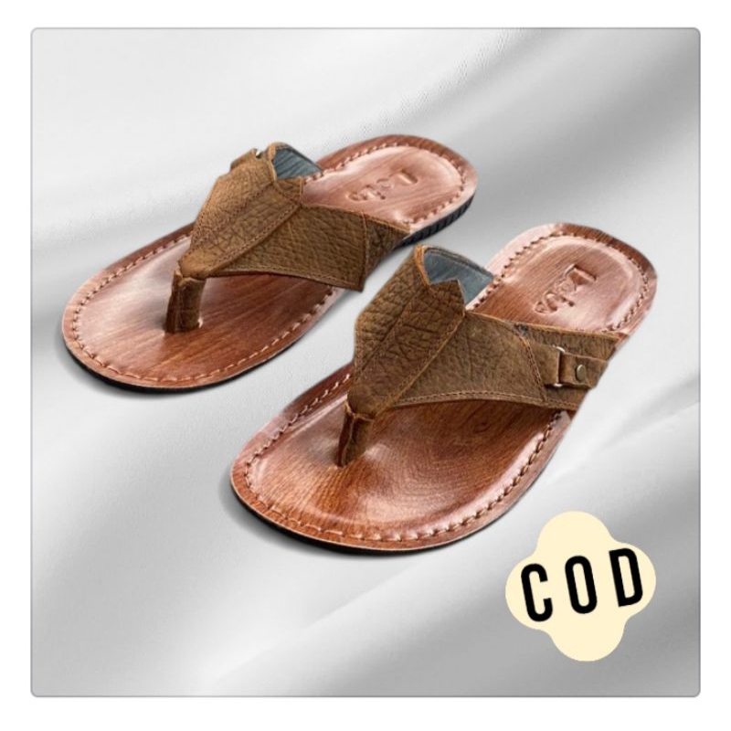 Sendal Jepit Kulit Pria dan Wanita Kualitas Terbaik | Bayar di Tempat