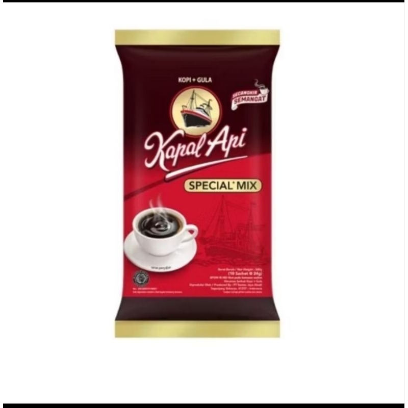 

Kapal Api Special Mix isi 10 sachet (10x24g)
