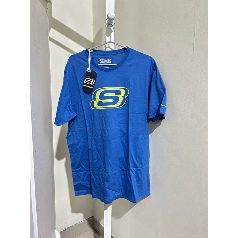 Kaos skechers for men sale 70% ori sport station ukuran S, M, L