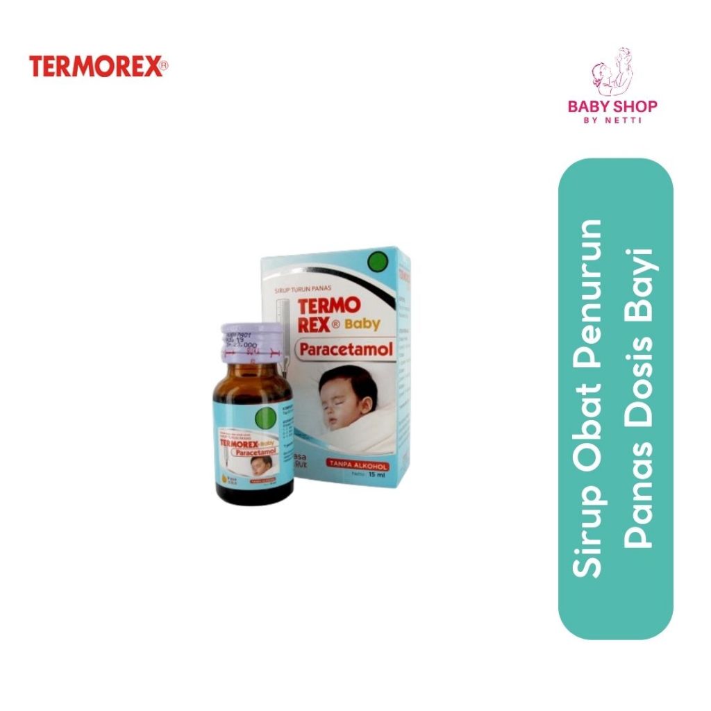 Termorex Baby Sirup Obat Penurun Panas Dosis Bayi 15 ml