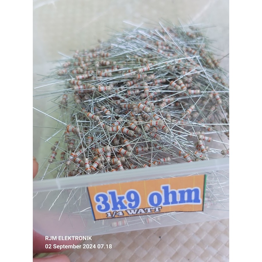 10 pcs resistor 3k9 ohm 1.4 watt
