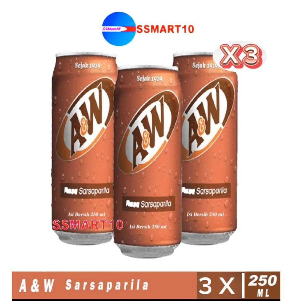 

A&W Can Sarsaparila 250 ml