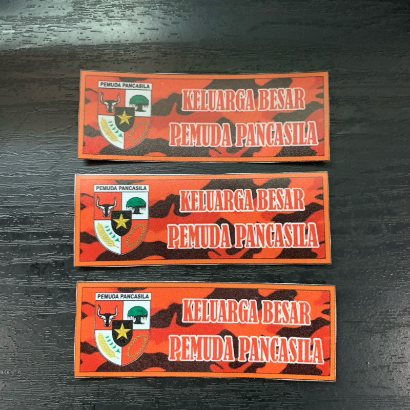 

stiker pemuda pancasila isi 3 pcs,stiker keluarga besar pemuda pancasila