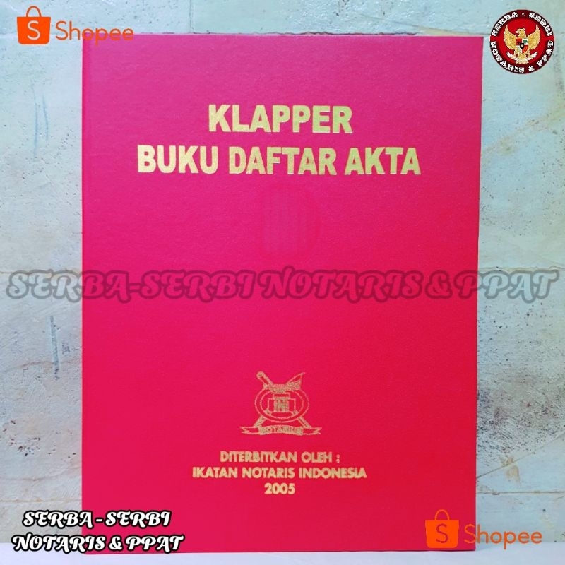 

Buku klapper abjad daftar akta polos tidak dipahat