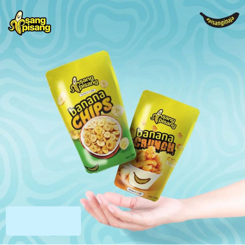 

Cemilan Sehat - Sang Pisang Banana Chips & Banana Crunch isi 120g ~