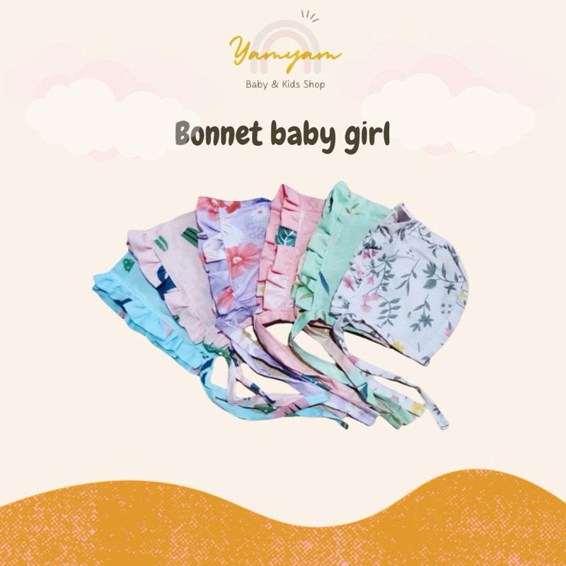 bonnet hat topi bonnet bayi bonnet hat perempuan topi bayi perempuan topi ruffle